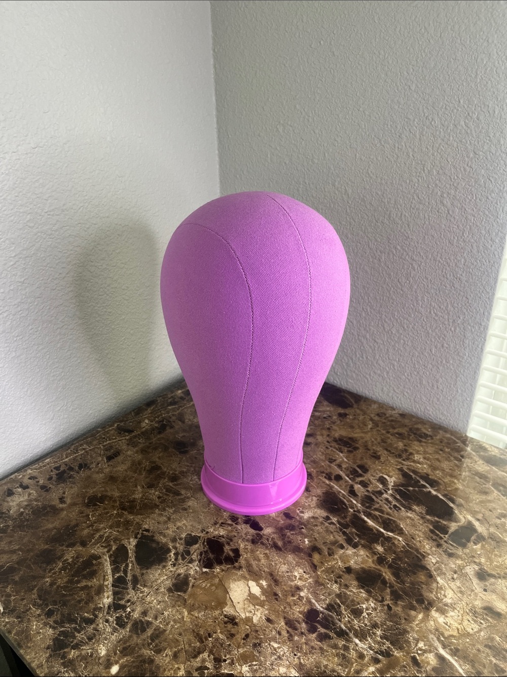 Purple canvas head - Picture 1 of 4